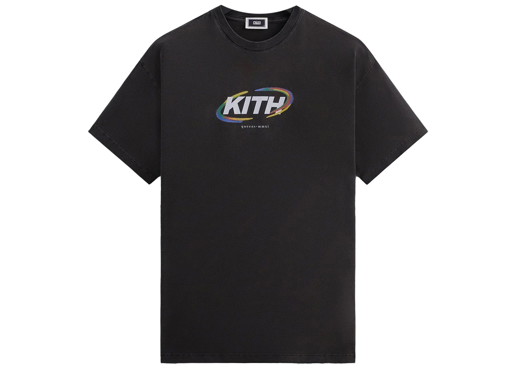 Kith スパイラル ヴィンテージ Tシャツ ブラック メンズ - SS23 - JP