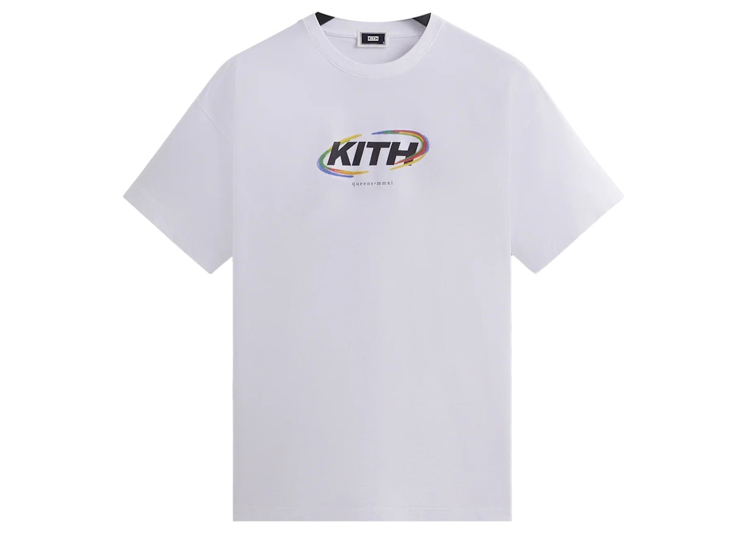 Pre-owned Kith Spiral Vintage Tee White