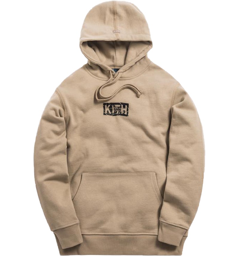 Kith Splintered Logo Hoodie Feather Grey Men s SS19 US