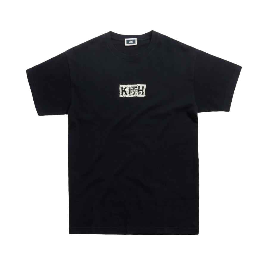 Kith Splintered Logo Tee Black