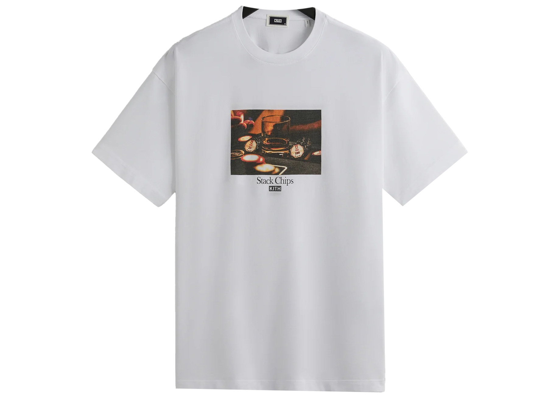 Kith Stack Chips Tee White Men's - SS23 - US
