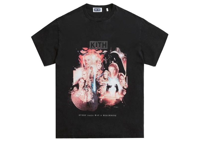 Kith x STAR WARS Beginning Vintage Tee Black