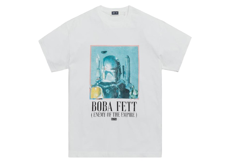 Kith x STAR WARS Boba Fett Vintage Tee White Men's - FW21 - US