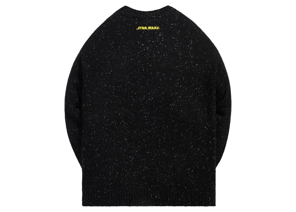 Kith x STAR WARS Galaxy Crewneck Sweater Black
