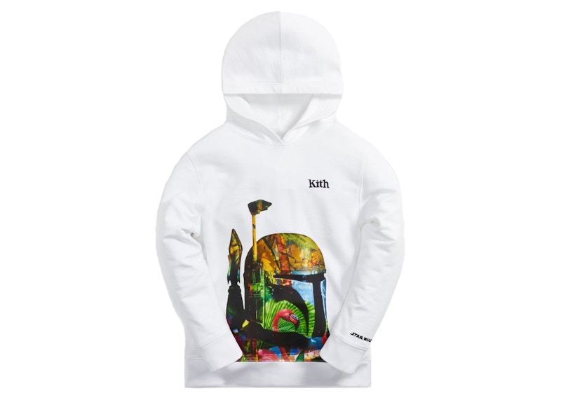 Kith x STAR WARS Kids Floral Hoodie White Kids' - FW21 - GB