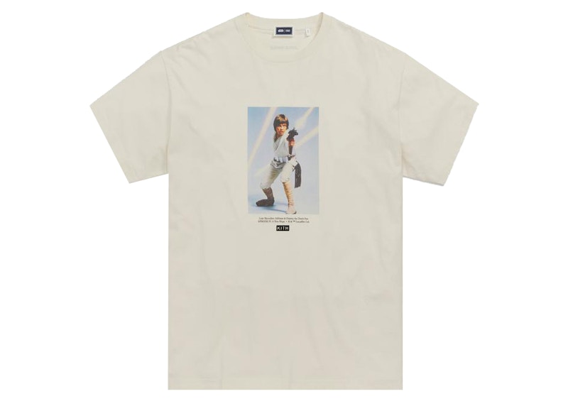 Kith x STAR WARS Luke Vintage Tee Sandrift Men's - FW21 - GB