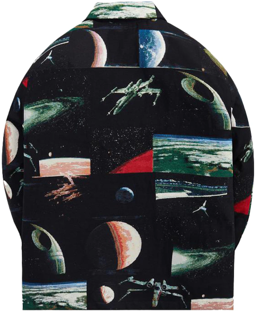 Kith x STAR WARS Planets Coaches Jacket Black Men's - FW21 - US