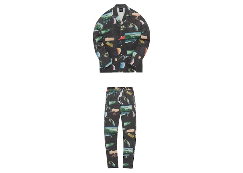 Kith x STAR WARS Planets Pajama Set Black Men's - FW21 - US