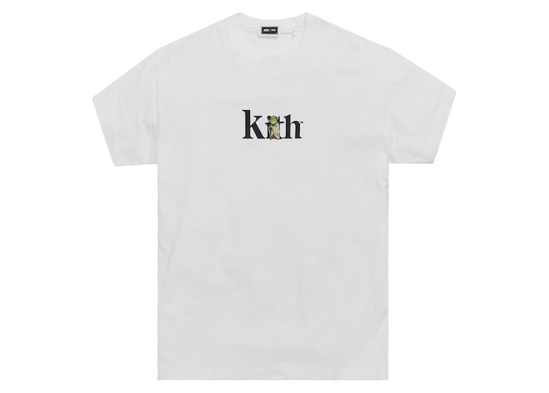 Kith x STAR WARS Yoda Serif Tee White - FW21 Men's - US