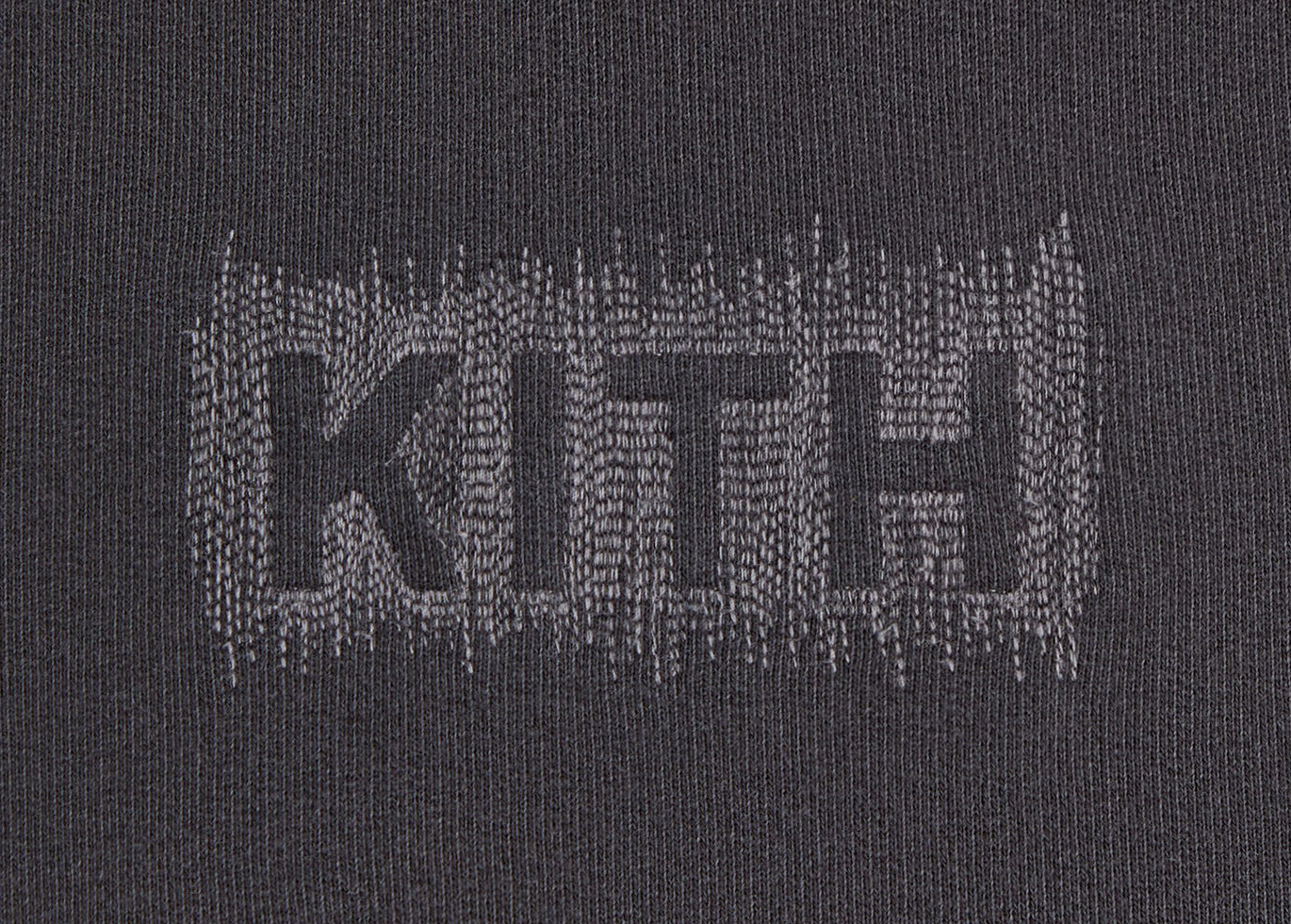 Kith Stitch Classic Logo Nelson Hoodie Black メンズ - FW23 - JP