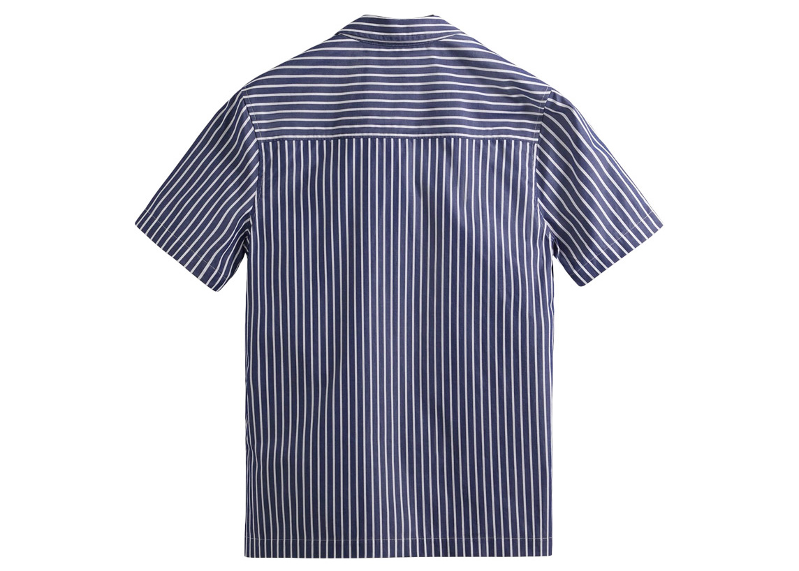 Kith Striped Poplin Thompson Camp Collar Shirt Montage メンズ ...
