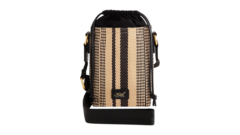 Kith Striped Raffia Drawstring Pouch Radiant