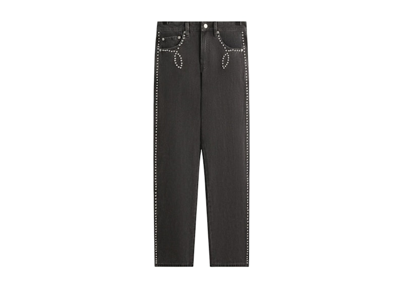 Pre-owned Kith Men's  Studded Denim Webster Chill Pant In Xavier Wash