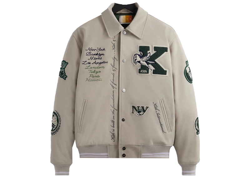 Kith Suede Coaches Jacket Sandrift