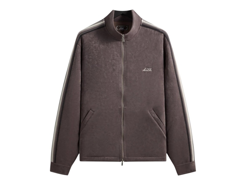 Kith Sueded Scuba Connor Track Jacket Thunder