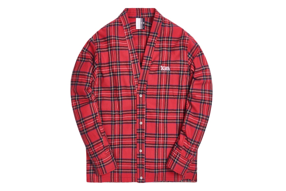 Pre-owned Kith Sullivan Shirt Gi Red
