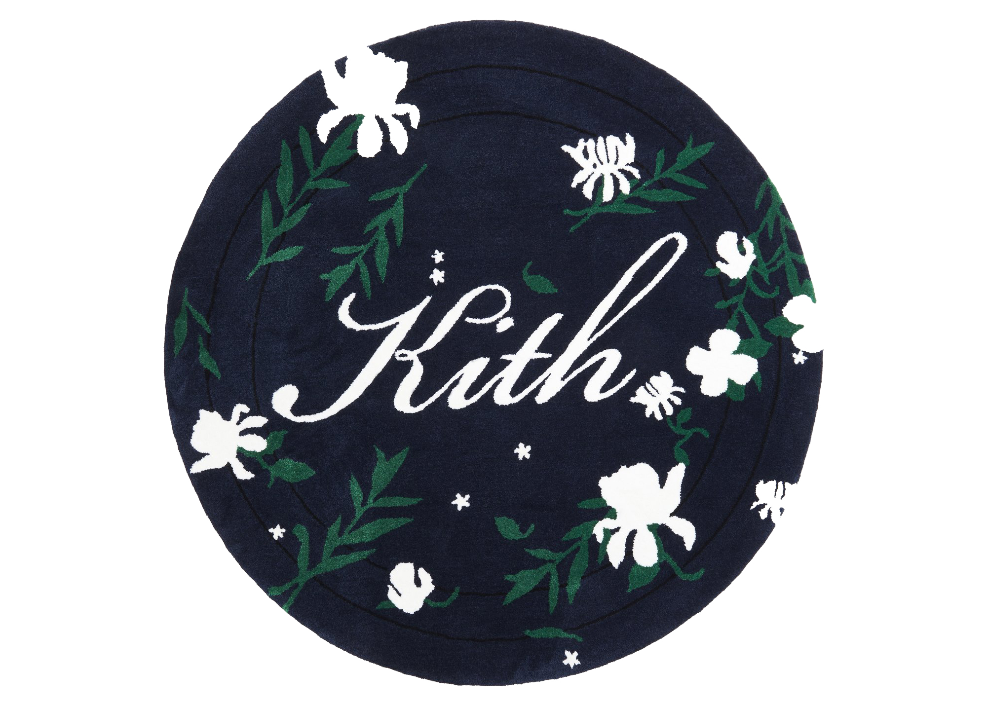 Kith Summer Floral Script Rug Nocturnal