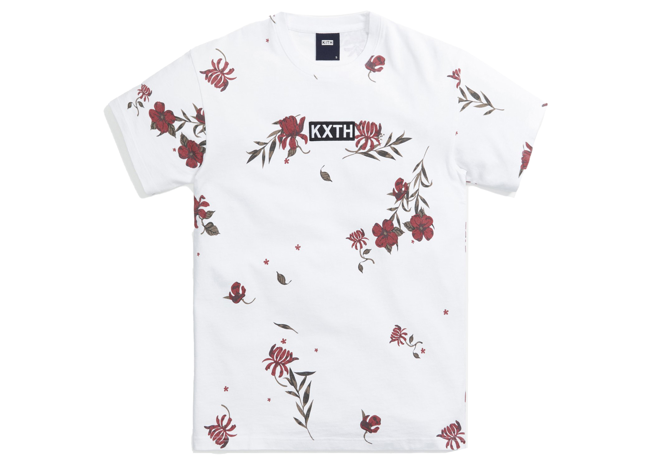 kith floral selif SS Tee Turtledove S