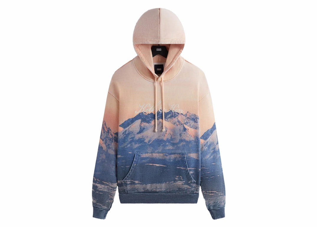 Pre-owned Kith Sunset Summit Nelson Hoodie Citrine