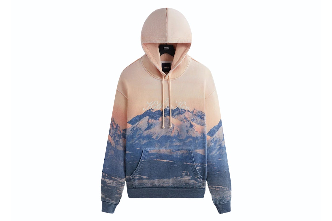 Pre-owned Kith Sunset Summit Nelson Hoodie Citrine