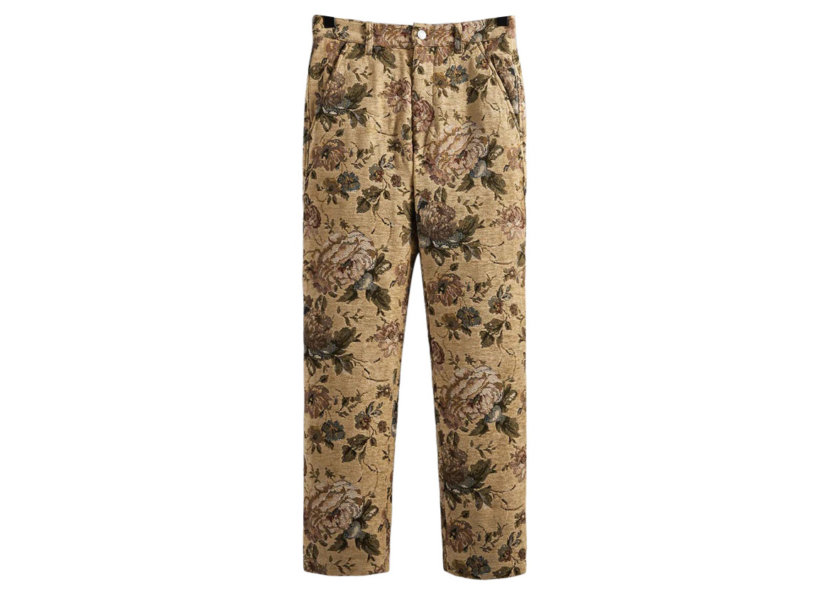 Supreme Floral Tapestry Cargo Pant Blue Men's - SS21 - GB