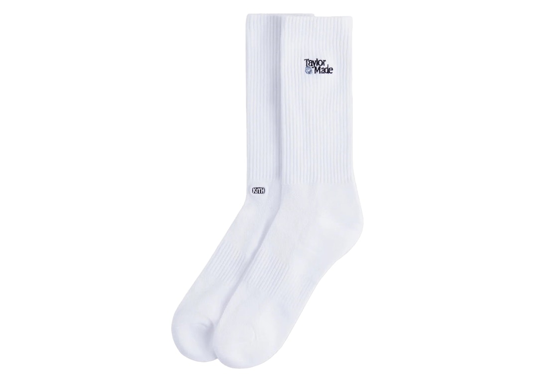 Pre-owned Kith Taylormade Socks White