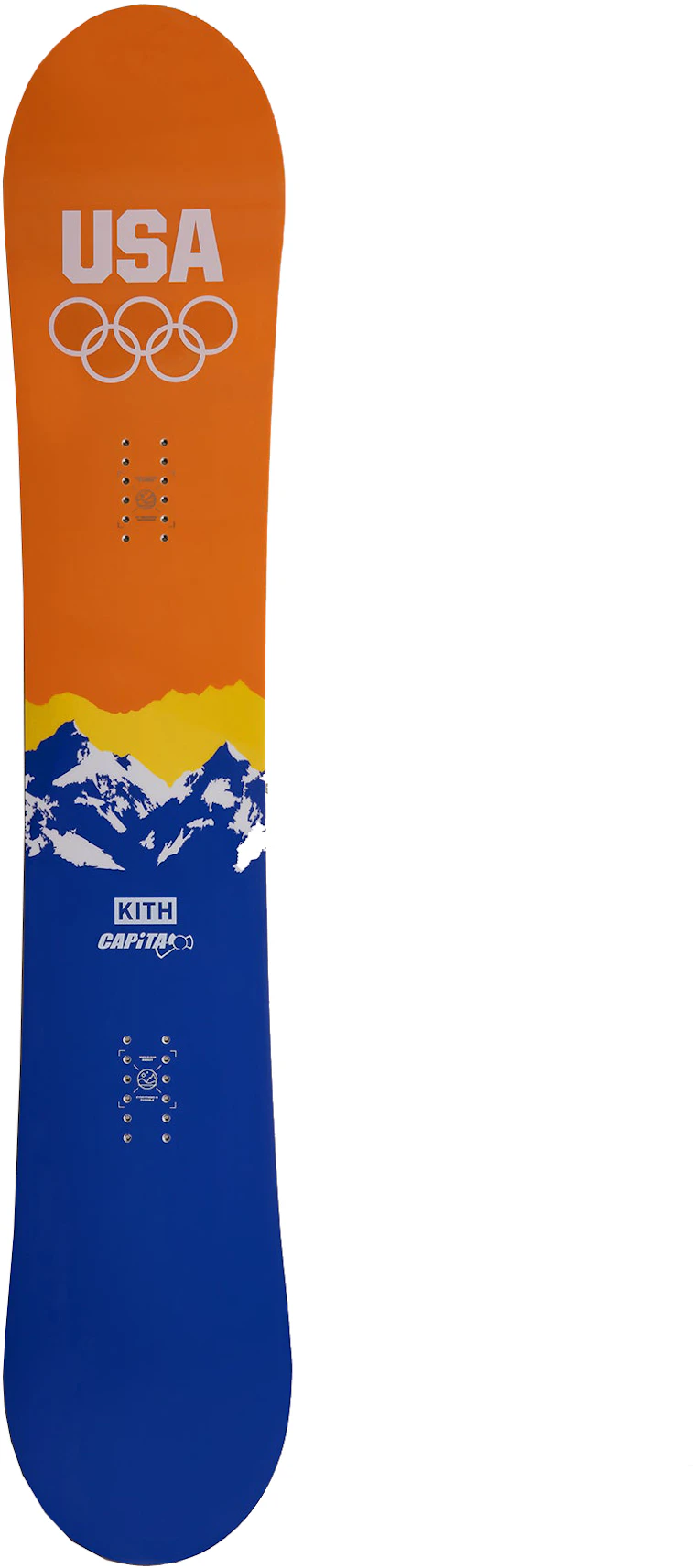 bedriegen kern Feodaal Kith Team USA & Capita V1 158 Snowboard Orange/Blue - SS22 - US