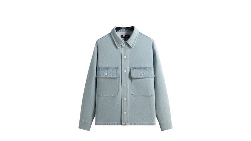 Men's Kith Team USA Henson Shirt in Light Indigo
