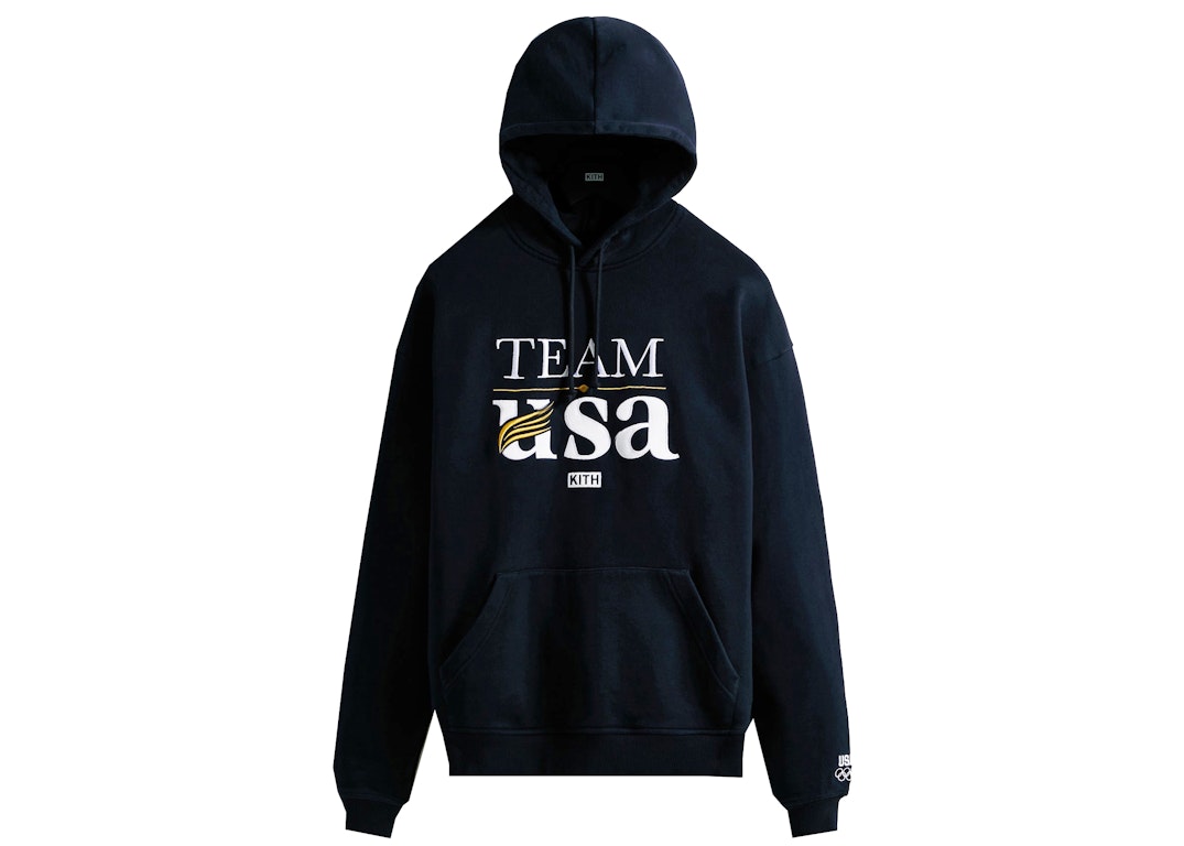 Pre-owned Kith Team Usa Hoodie Nocturnal
