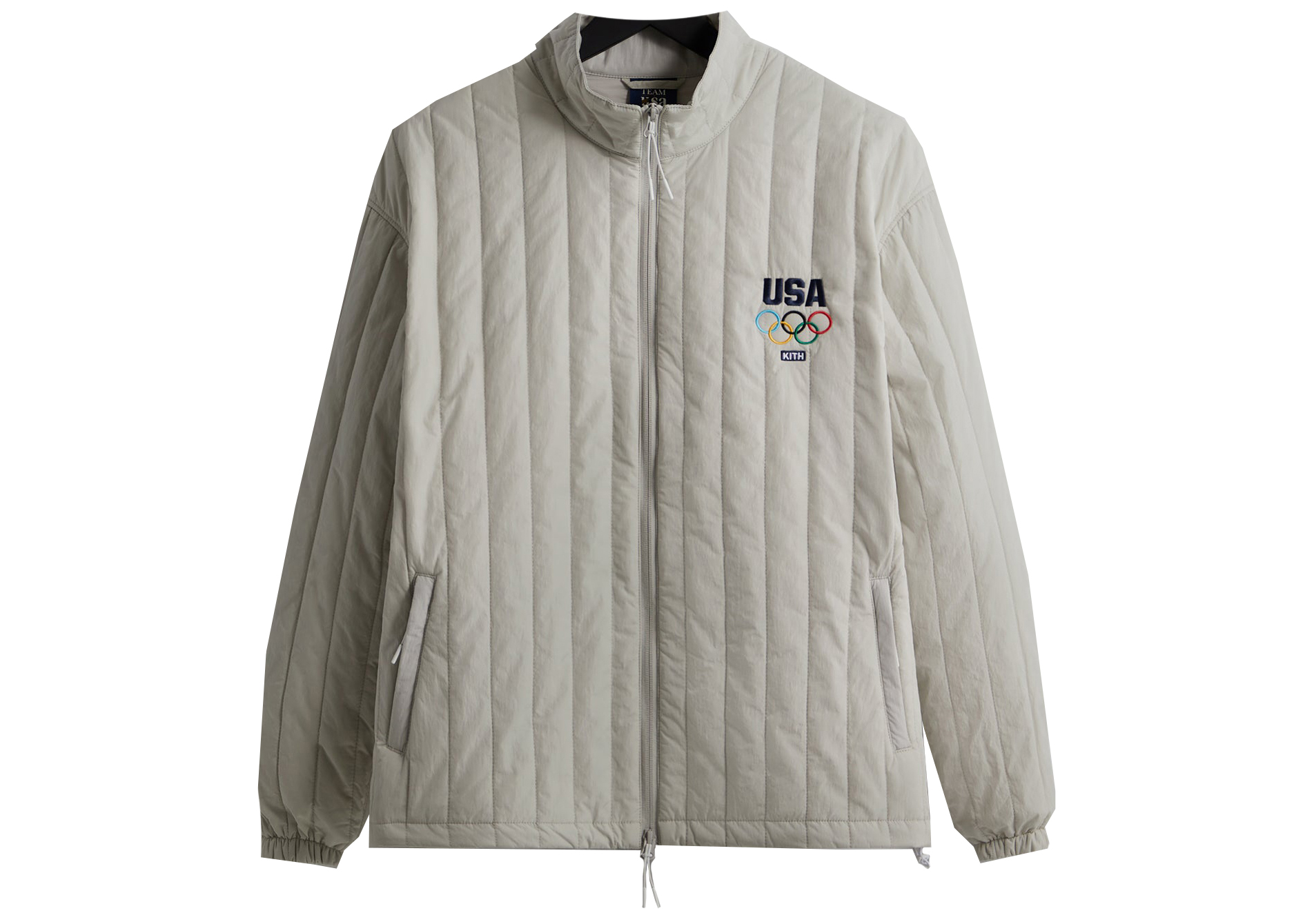 Kith Team USA Olympic Quilted Track Jacket Luster