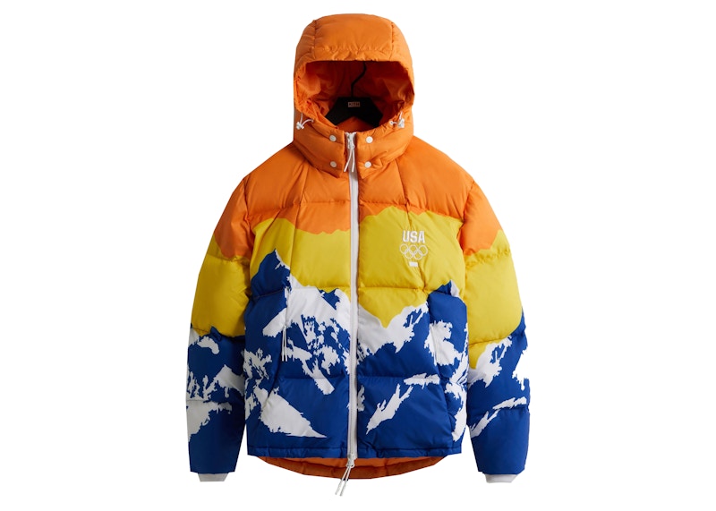 Kith Team USA Olympic Snow Mountain Midi Puffer Beam