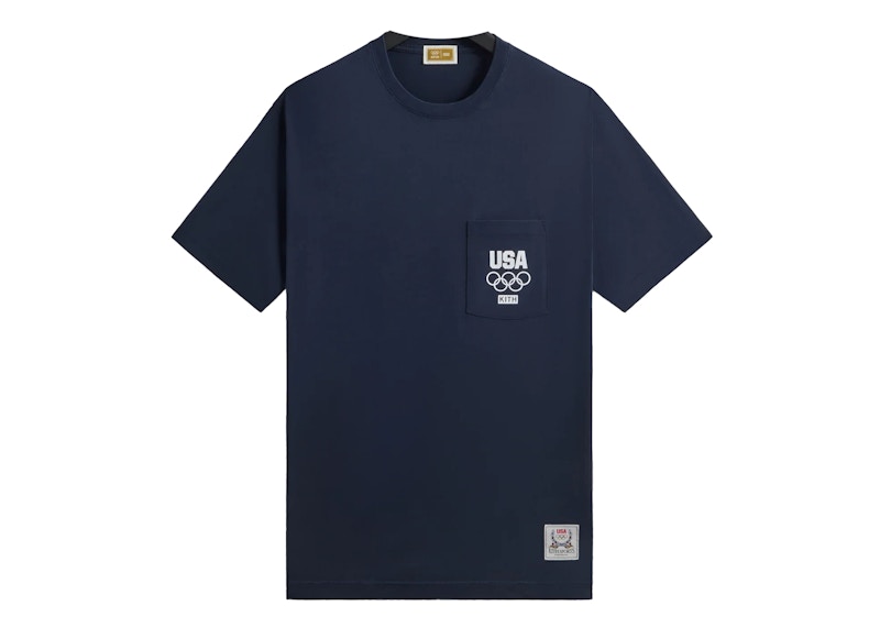 Kith Team USA Maglietta Olimpiadi 2024 Blu notte Uomo FW24 IT