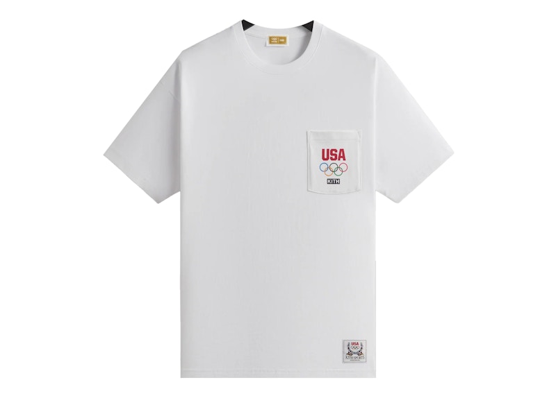Kith Team USA Olympics 2024 T-shirt White Men's - FW24 - US