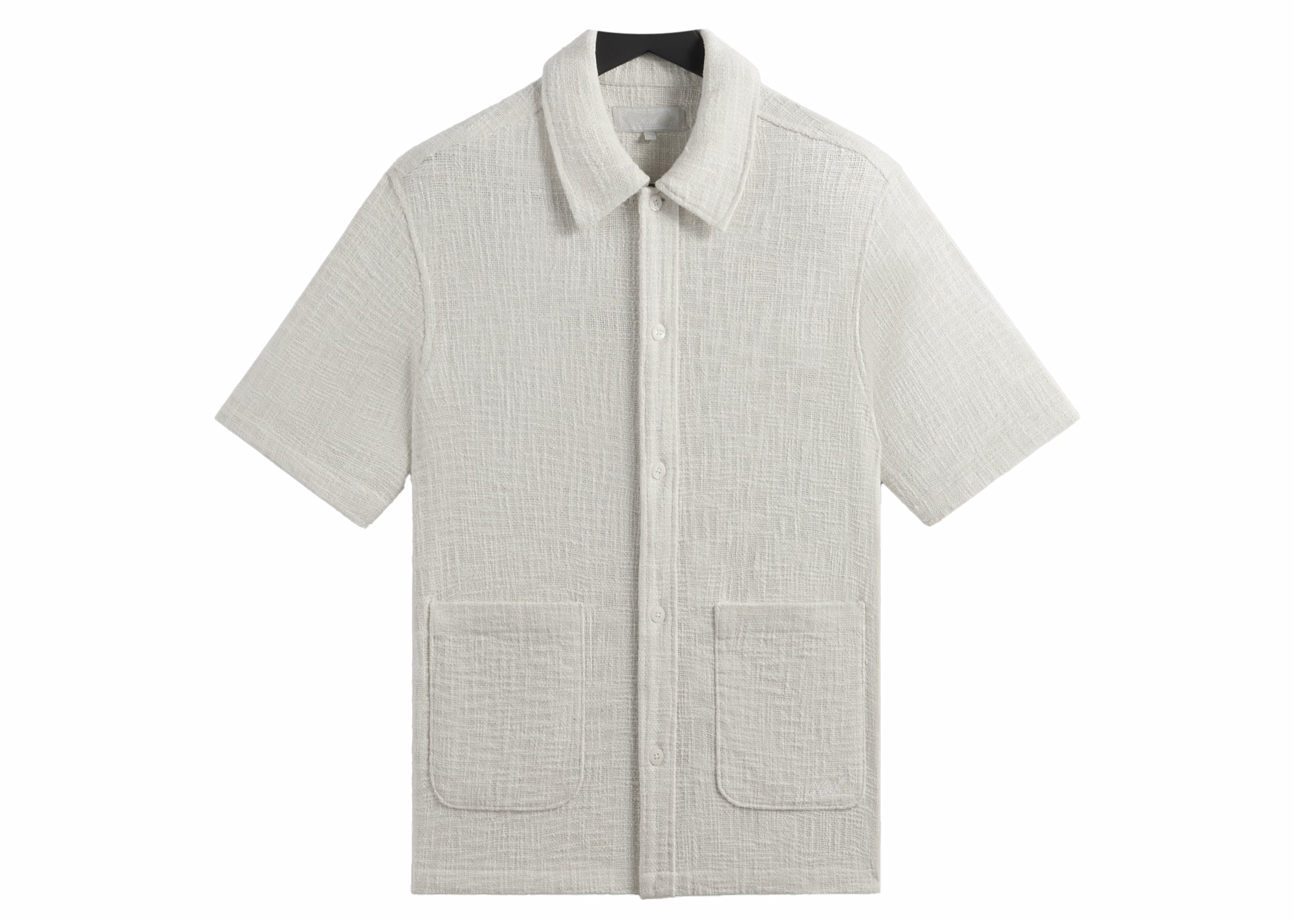Kith Textured Cotton Boxy Collared Overshirt Sandrift メンズ ...