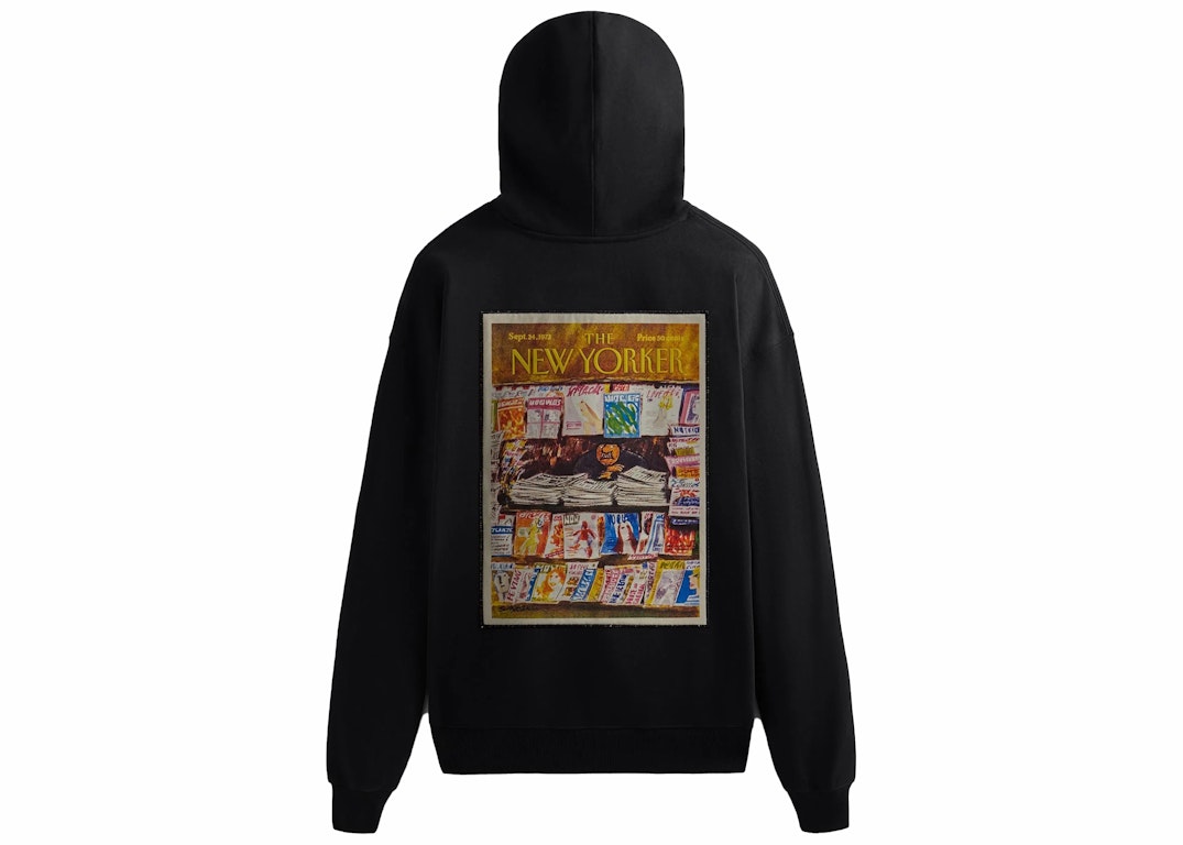Pre-owned Kith The New Yorker Newsstand Hoodie Black