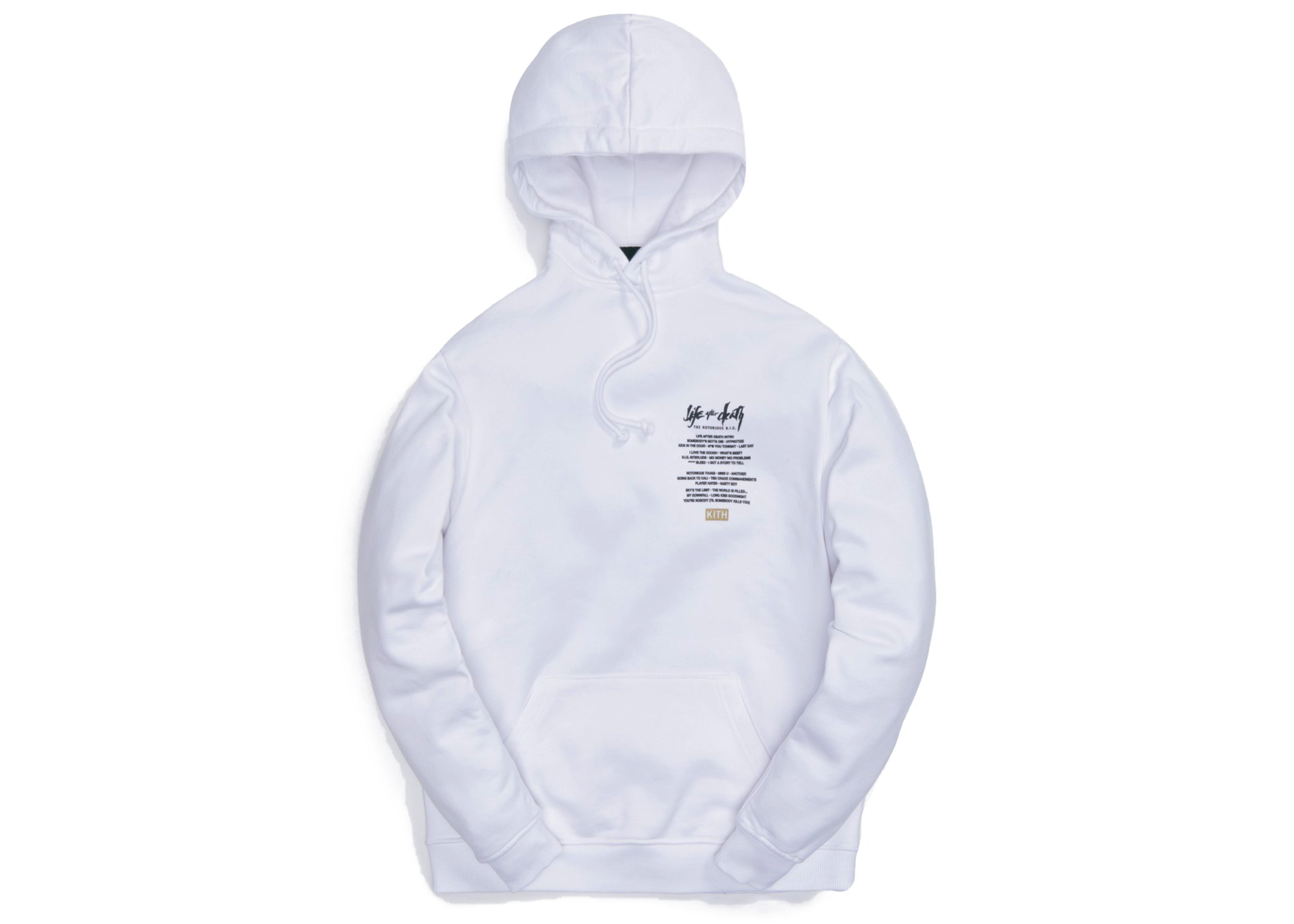 Kith The Notorious B.I.G Life After Death Hoodie White - SS21 ...