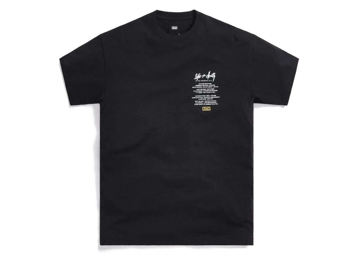 Kith The Notorious B.I.G Life After Death Tee Black メンズ - SS21 - JP
