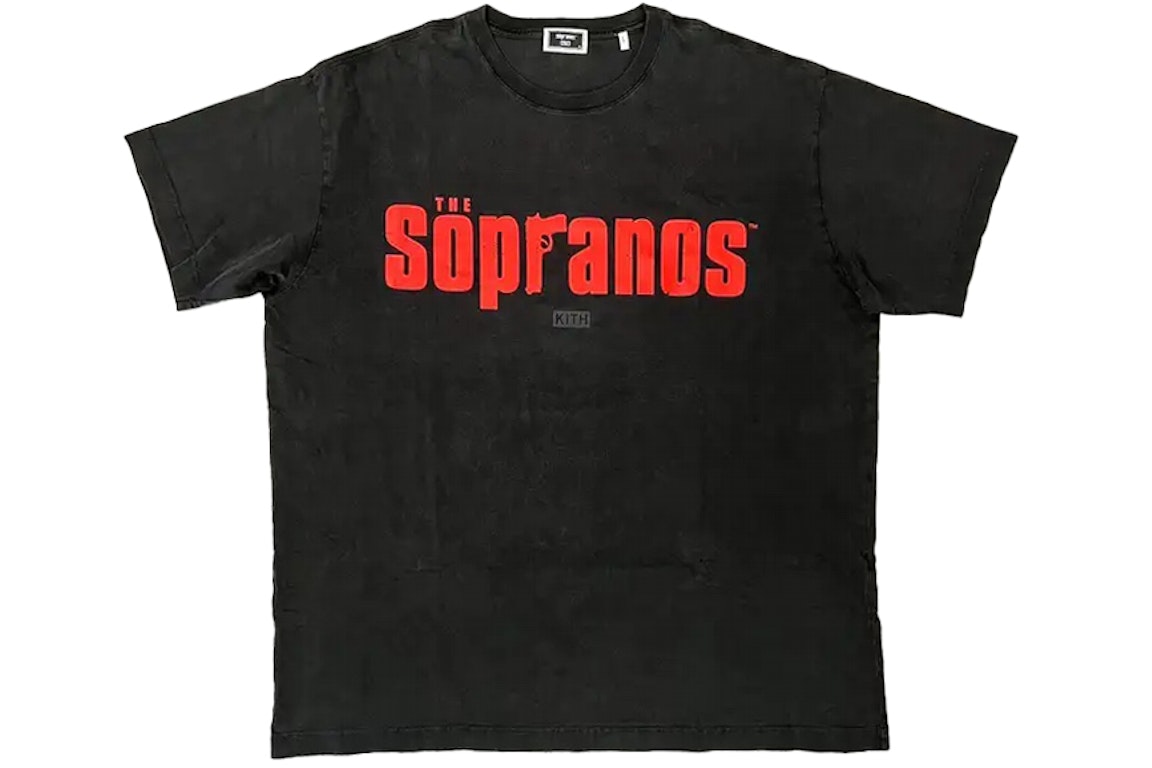 Pre-owned Kith The Sopranos Vintage (in-store Exclusive) Tee Black
