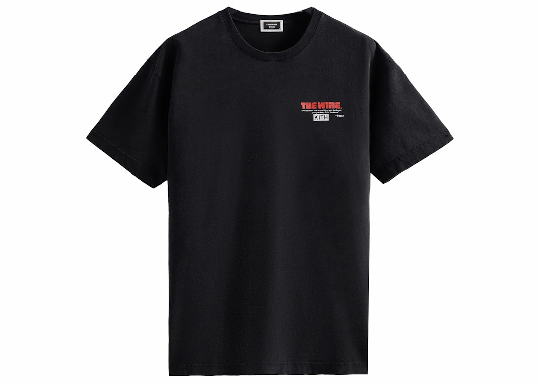 Pre-owned Kith The Wire Bodie Vintage Tee Black