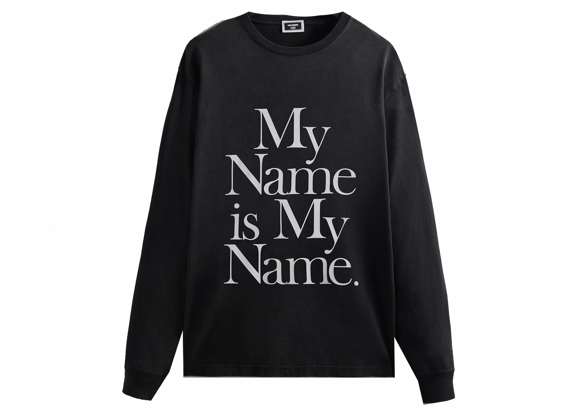 Kith　The　For　Black　Vintage　Is　Name　Wire　My　My　Name　L/S　Tee　M-