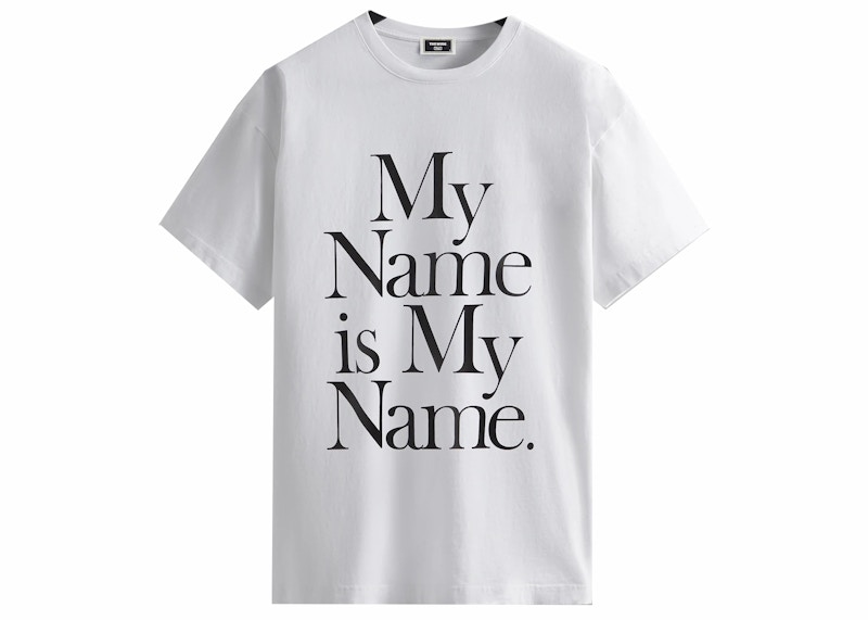 Kith The Wire My Name Is My Name Vintage Tee White Men's - SS22 - US