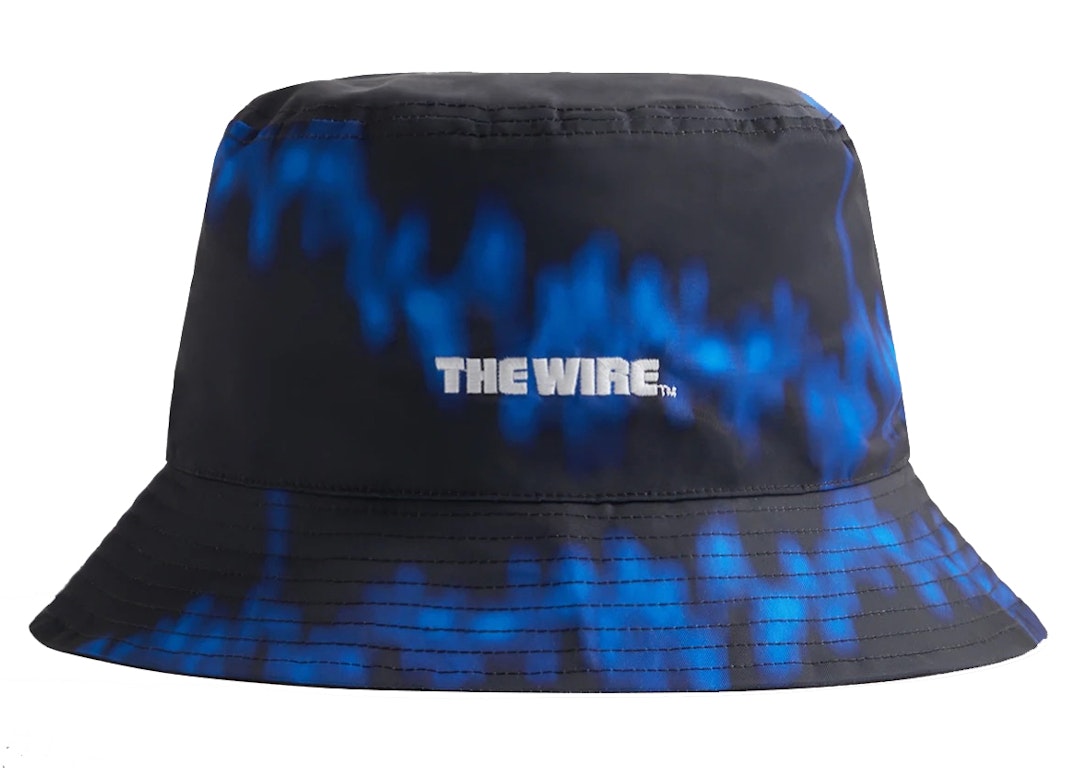 Pre-owned Kith The Wire Phone Tap Reversible Bucket Hat Black