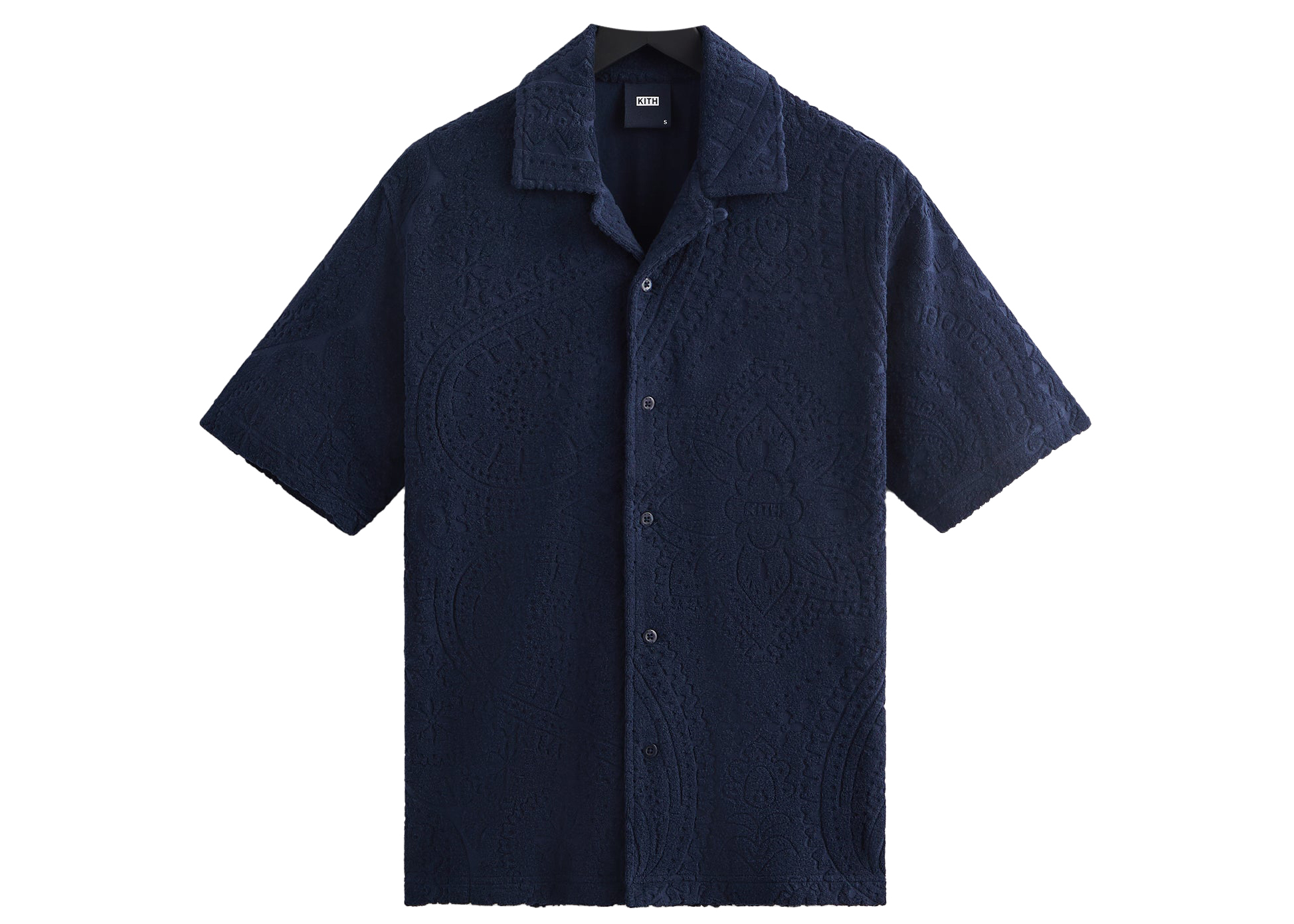 Kith Thompson Camp Collar Shirt Nocturnal Men's - SS23 - US