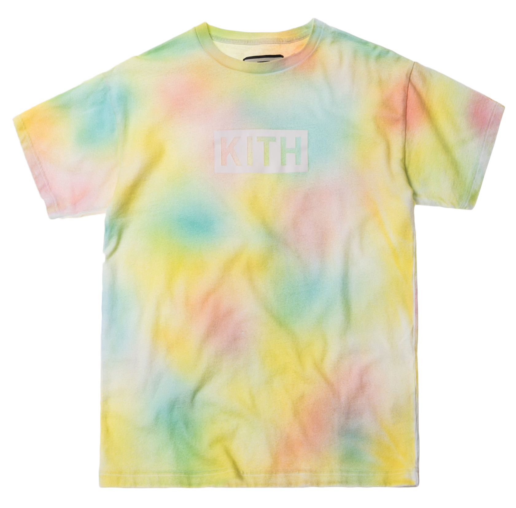 Kith Tie Dye Box Logo Tee Blue Men's - SS18 - US