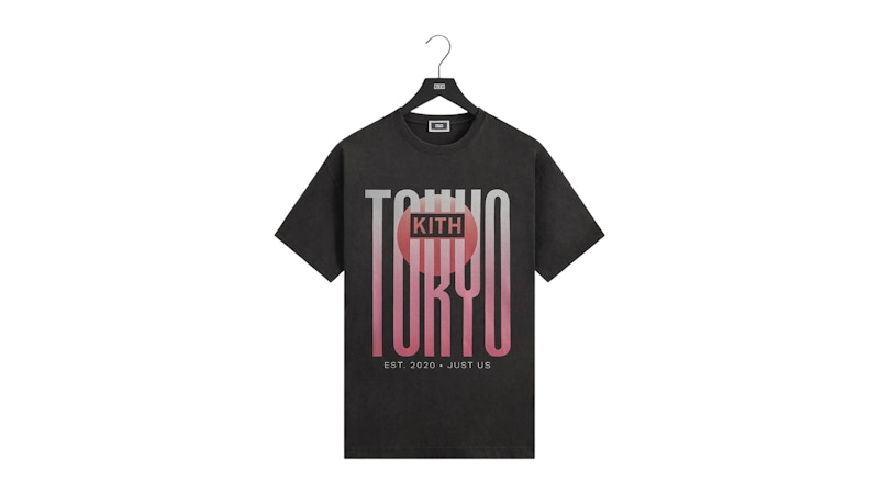 Kith Tokyo Classic Logo Vintage Tee Black メンズ - FW25 - JP