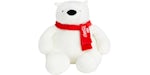 Kith & Traly para Coca-Cola Kithmas Polar Bear 14" Pila de peluche