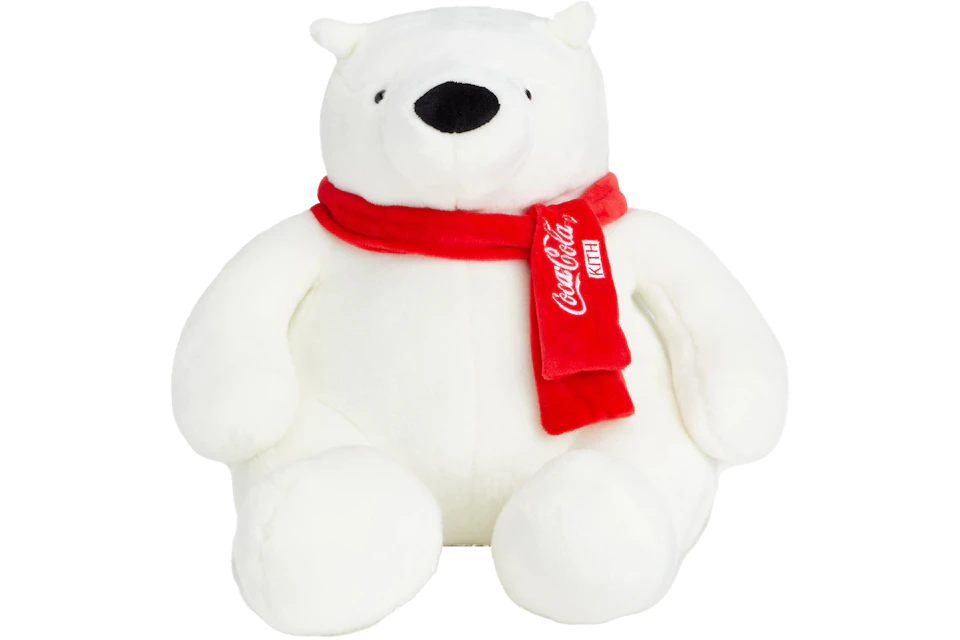 Kith & Traly for Coca-Cola Kithmas Polar Bear 14" Plush Pyre