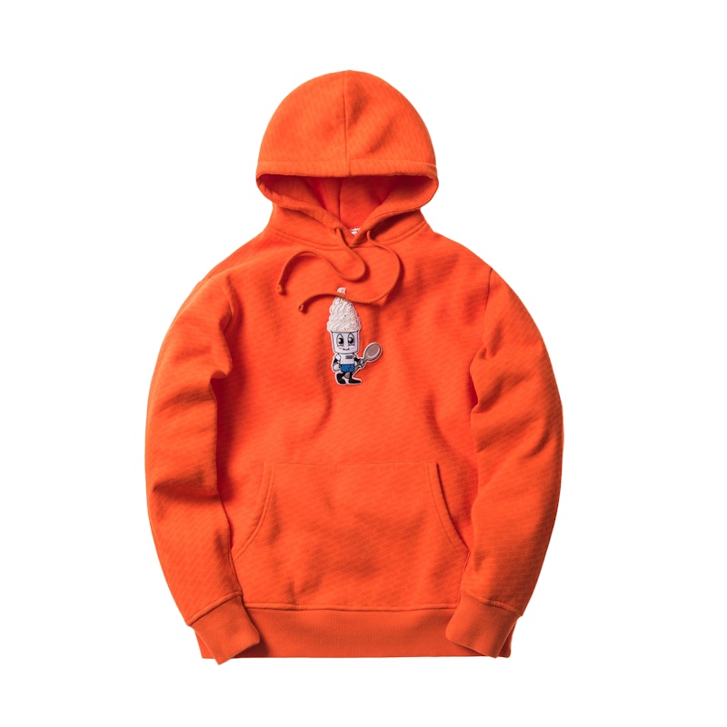 Orange store kith hoodie