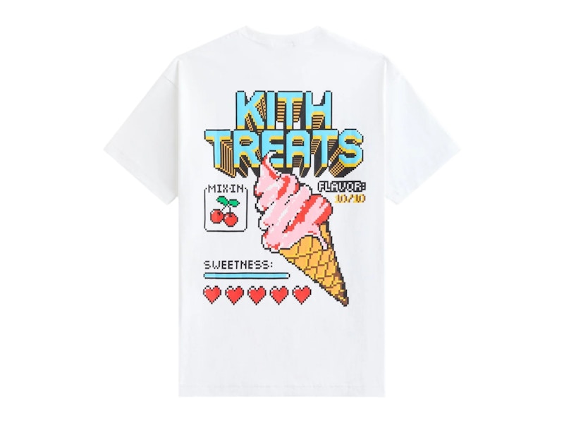 Kith Treats Cherry Arcade Tee White Men's - SS25 - US