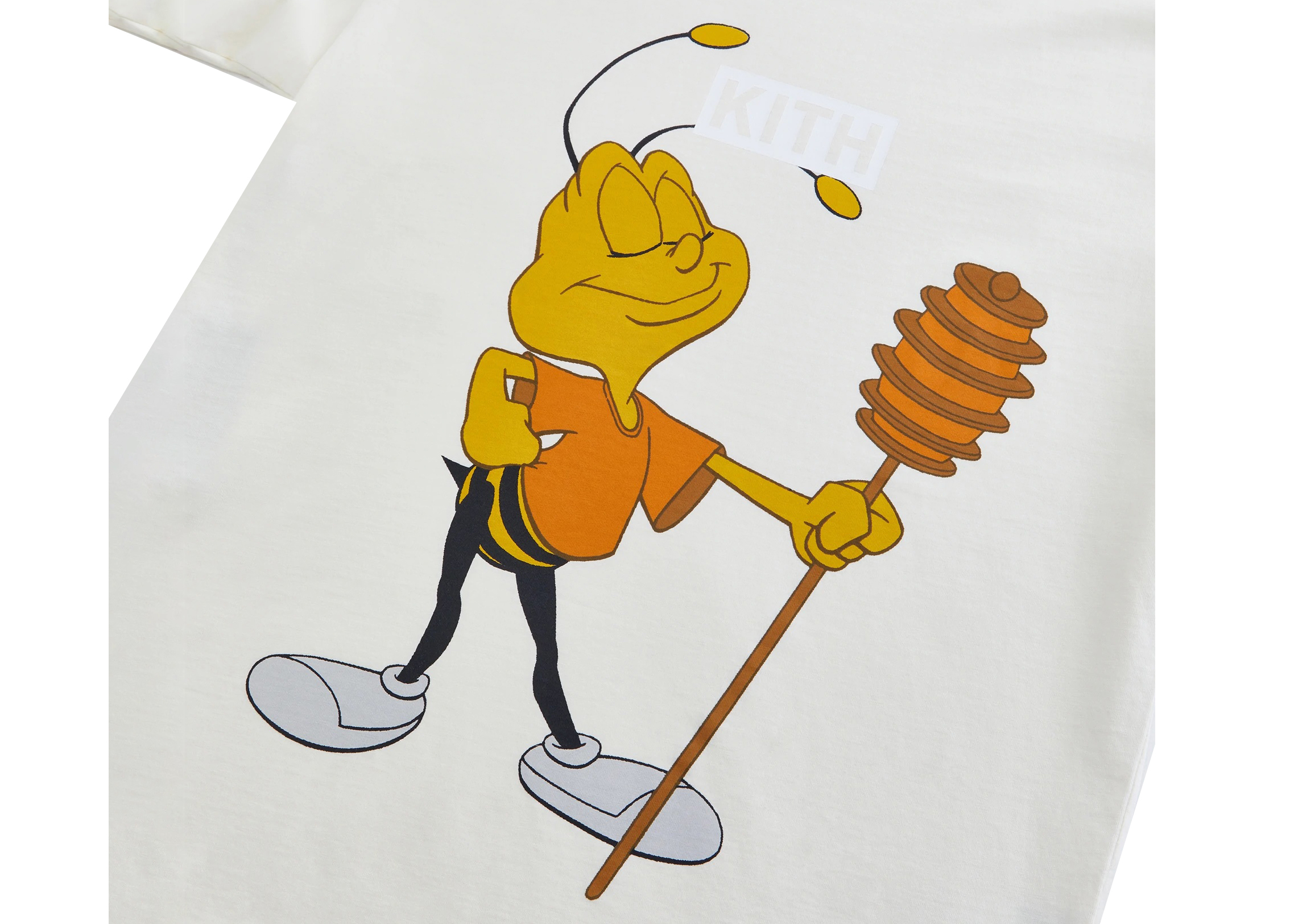Kith Treats Honey Nut Cheerios Buzz Bee Vintage Tee Sandrift Men's ...